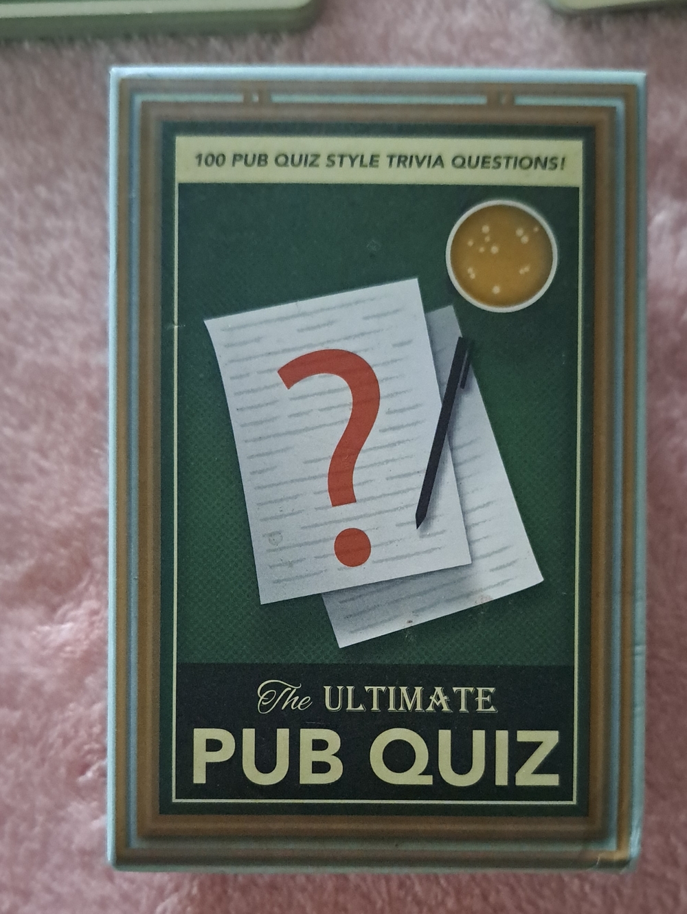 The Ultimate Pub Quiz - Green Trivia Card Game